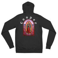 Unisexy zip hoodie - Virgin de Guadalupe