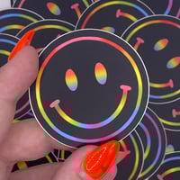 Image 1 of Rainbow Smiley Sticker