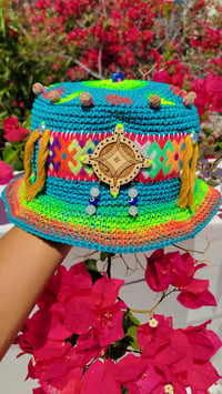 Image 1 of Happy Crochet Cosmic Cap