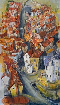 Image 1 of Robin Hoods Bay Giclee Print 