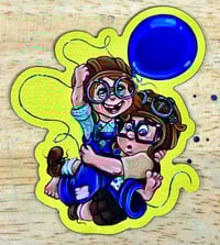 3” Magnet “UP, UP, And Away”