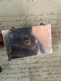 Image 5 of Très joli porte-rameau en marbre et métal argenté, époque Art Déco