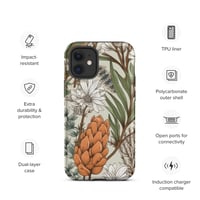 Image 9 of Art Nouveau Inspired Light and Airy Boho Floral Sketch Tough Case for iPhone®