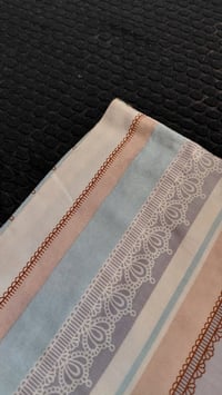 Image 3 of clown pillowcase - fancy stripes print 