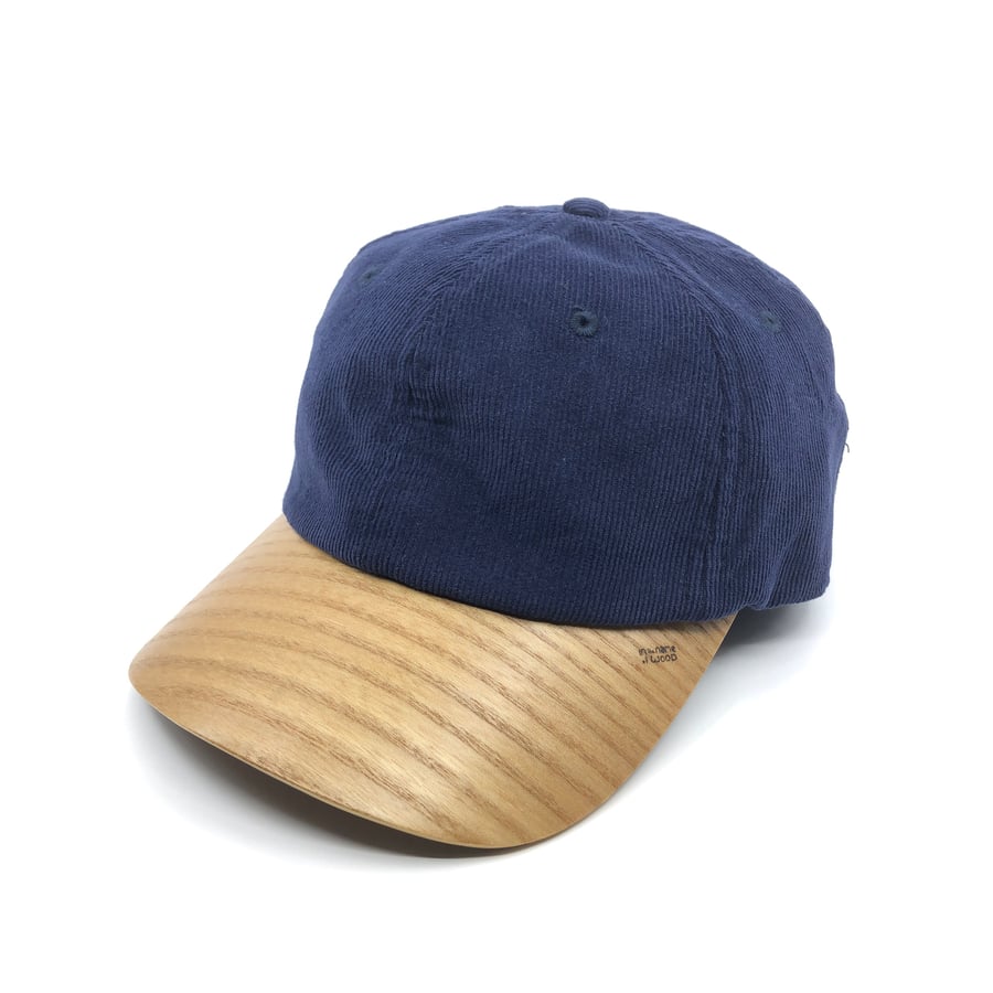 Image of Casquette Velours Bleu Orme