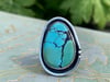 Silver and Bao Canyon Turquoise Ring ~size 7