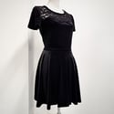 Vera- velvet skater dress, size 38-40