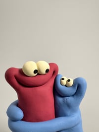 Image 7 of Blue thing hugging a red thing