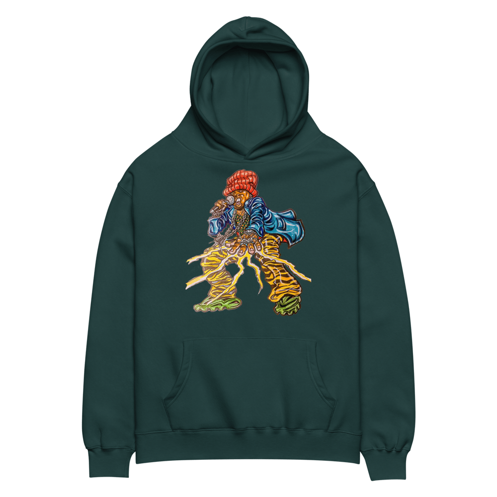 "AUDACI" SLO Oversized Hoodie [ART ILLUSTRATED BY GREGORY HAWKINS]