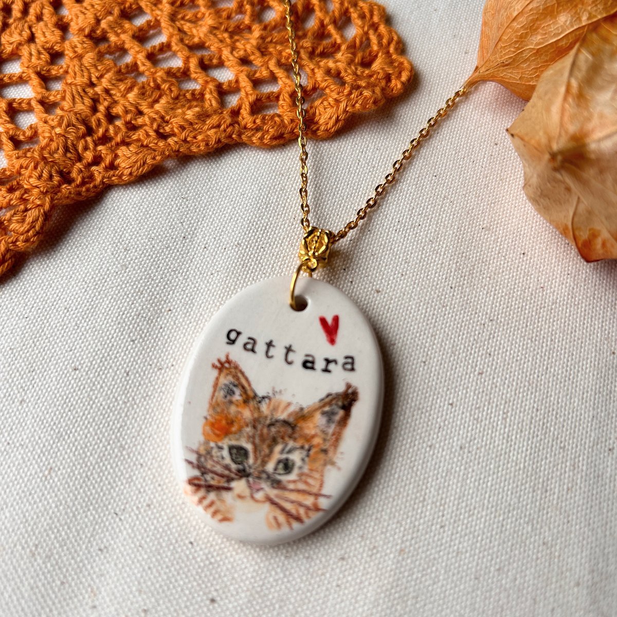 COLLANA CERAMICA - GATTARA