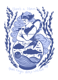 There’s a storm that rages deep within me 