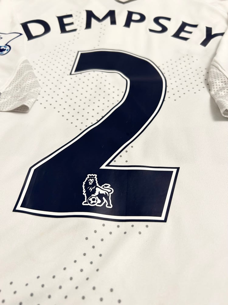 Image of Tottenham Hotspur “DEMPSEY 2” 2012/13 Home Shirt + PL patches (XL)