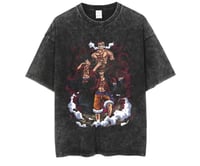 One Piece washed oversized t-shirt Luffy 