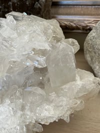 Image 7 of Large Clear Quartz Points Cluster Statement Piece #2133