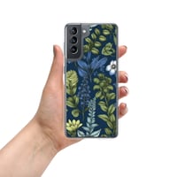 Image 17 of Art Nouveau Inspired Blue Boho Floral Clear Case for Samsung®