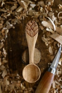 Image 4 of       Falling leaves Coffee Scoop