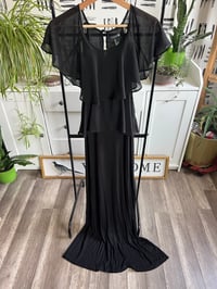 Image 1 of Forever 21 sheer top dress with soft stretch bottom 