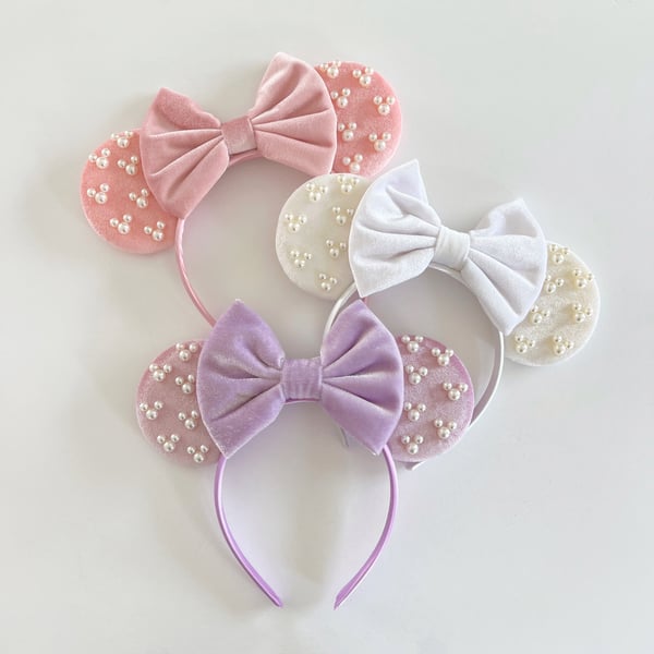 Image of Velvet and Pearl Mouse Ears