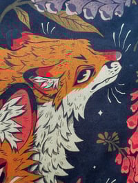 Image 2 of Foxes & Foxgloves Bandana