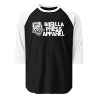 Gorilla Press Apparel Alternate Logo 3/4 sleeve raglan shirt