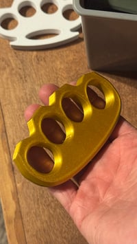 Image 1 of 4 Finger Gold Knuckle