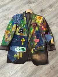 Image 2 of Be Still CUSTOM PAINTED BLAZER