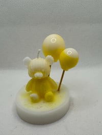 Image 2 of Knitted bear candle 
