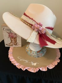 Image 5 of "He Has Made Everything Beautiful In It’s Time" Wide Brim Felt Fedora Hat