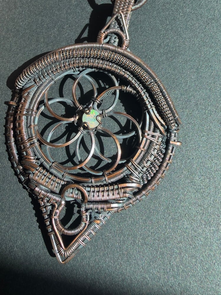 Image of Welo Opal in Bloom Necklace 