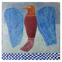 Image 1 of ‘Eagle at the Table’ 2024 Oil on canvas