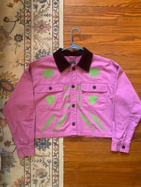 Image 2 of "Make Haste" - Magenta Printed Jacket