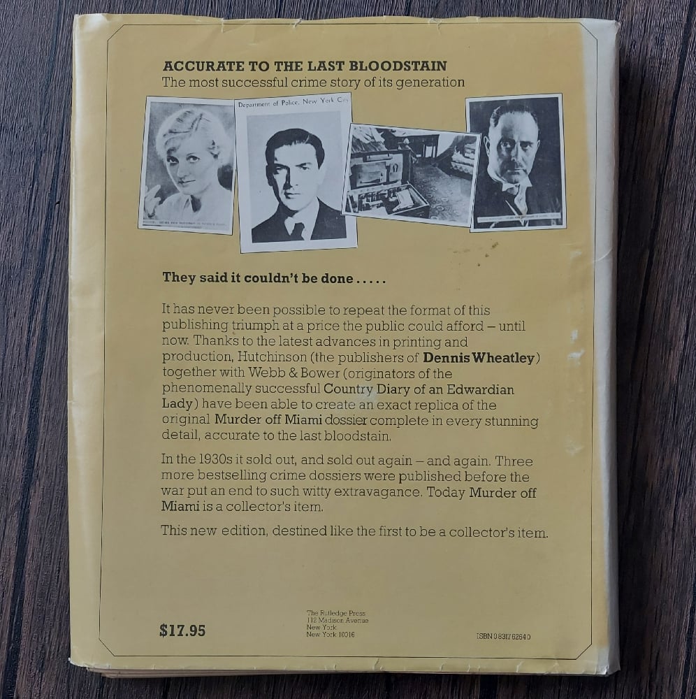 Murder Off Miami, by Dennis Wheatley