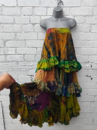 Image 9 of Wanderlust maxi skirt / bandeau dress -rainbow 