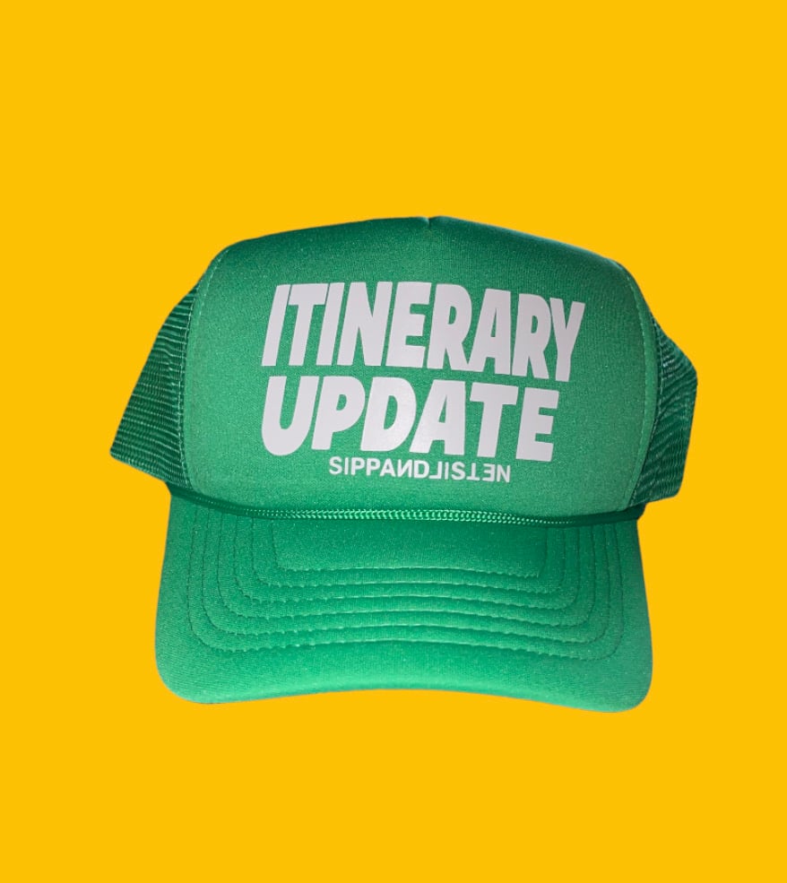 Itinerary Update Trucker Hats