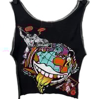 Image 2 of Famous patchwork crop top 