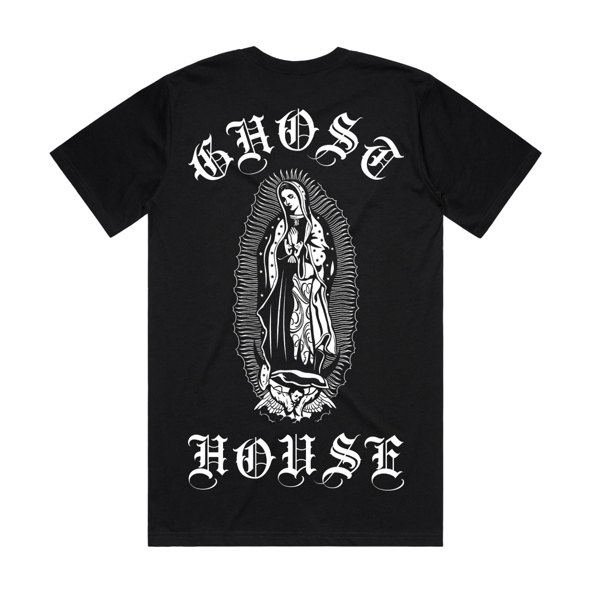 Image of BLACK - GHOST HOUSE ‘GUADALUPE’ T-SHIRT