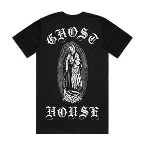 Image of BLACK - GHOST HOUSE ‘GUADALUPE’ T-SHIRT