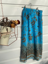 Image 1 of Boho blue skirt 