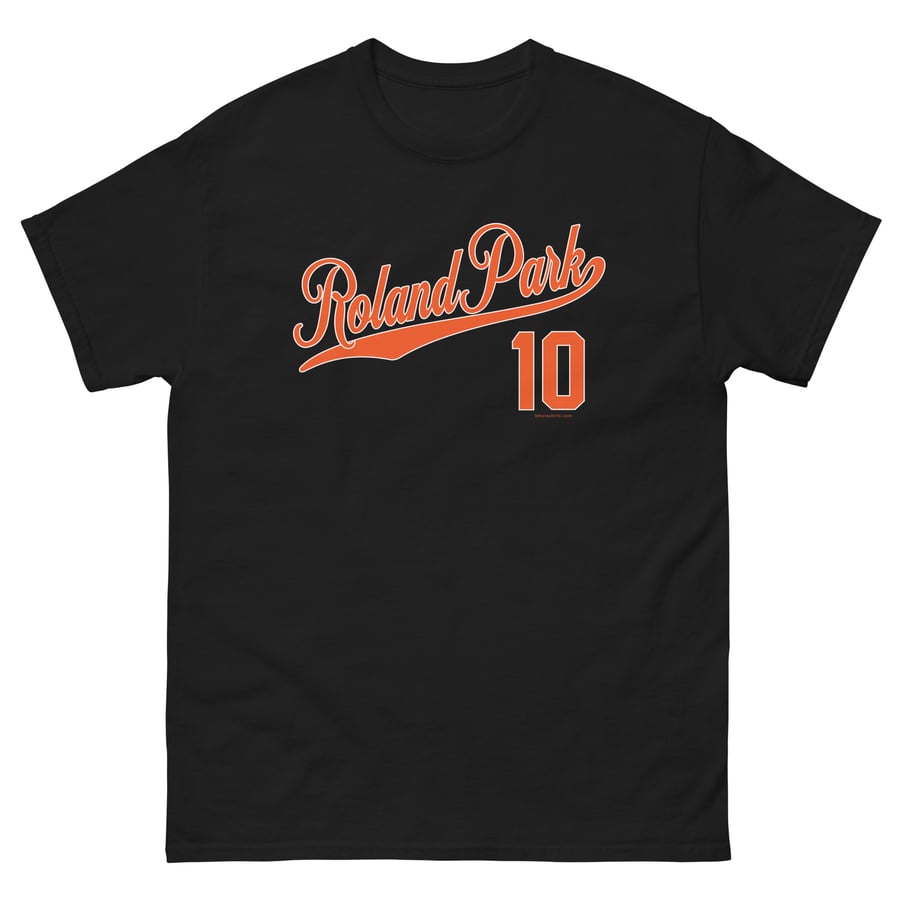 Image of Roland Park Baltimore T-Shirt 21210 Mens (Black)