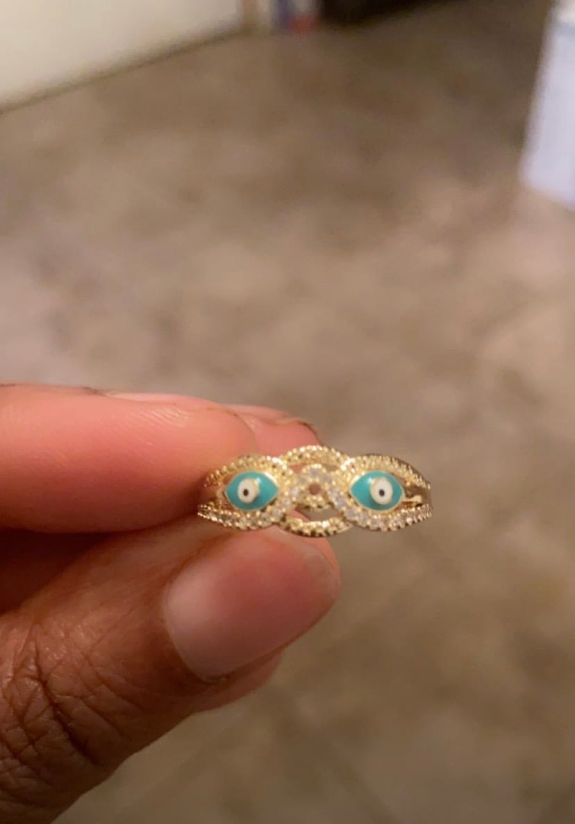 Image of evil eye rings