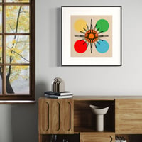 Image 2 of 'Harlequin Starburst' 250gsm Matt Art Print