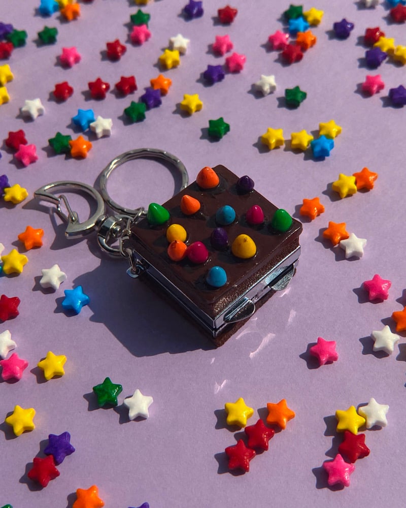 Image of Cosmic Brownie Keychain Mirror