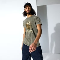 Image 3 of WASBY® Premium Denim Christian T-Shirt | Combed Cotton Faithwear Tee