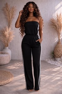At Your Best Sporty Jumpsuit (Black)