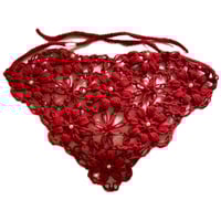 Image 3 of scarlet flower bandana