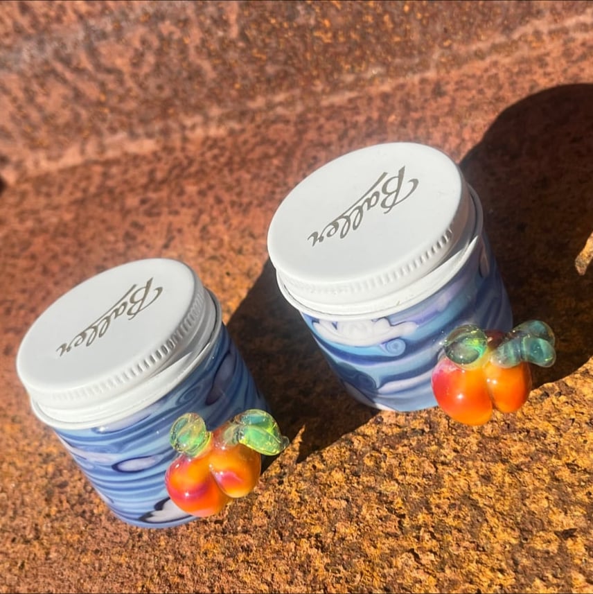 Baller Jar x Gnarla Carla Happy Clouds Jar with PEACH