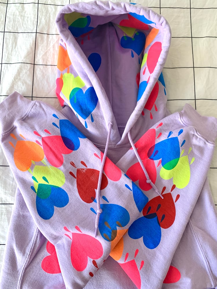 Image of "Lilac Hearts" (L)