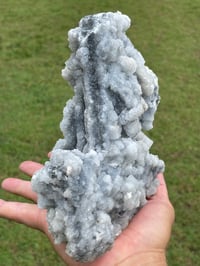 Image 8 of Green Cubic Fluorite With Sugar Quartz #653