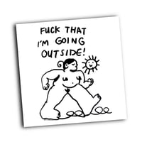 Going Outside Oversized Sticker