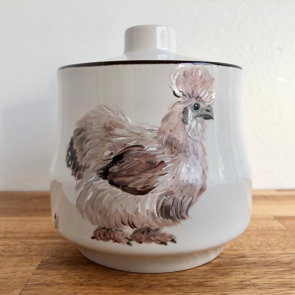 Silkie Chicken Sugar Pot